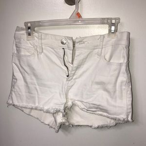 White Abercrombie and Fitch Shorts